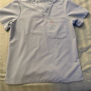 FIGS Lavender V-Neck Scrub Top
